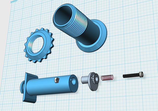 Elegoo Centauri Carbon Spool Holder 3D model thumbnail
