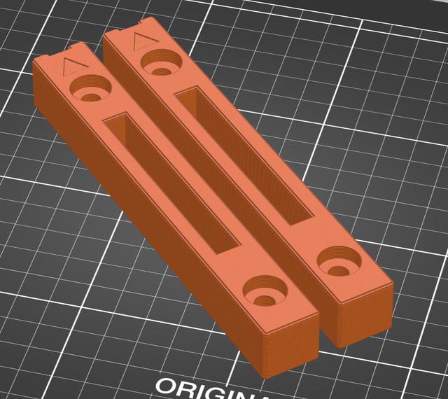 RepRack - Wall Mount for Structural Screws 3D model thumbnail