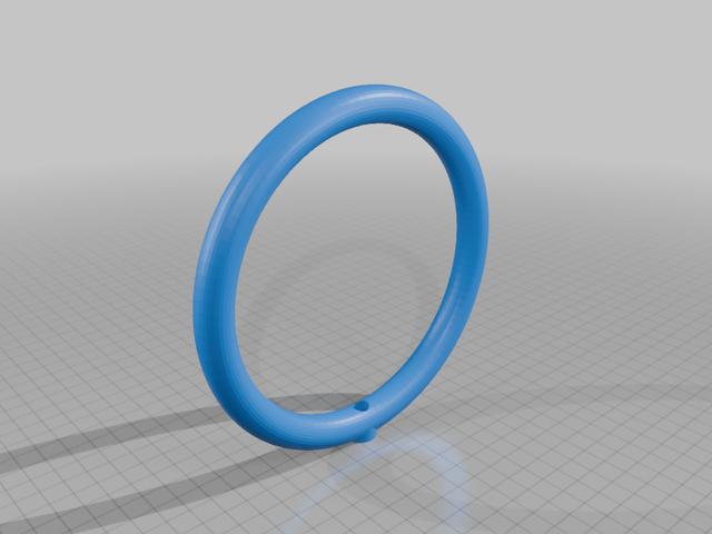Equitation Garrocha ring 3D model thumbnail