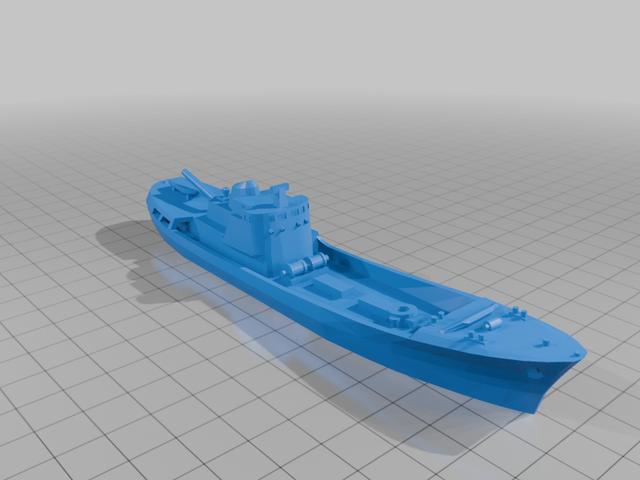 Fishing Vessel 3D model thumbnail
