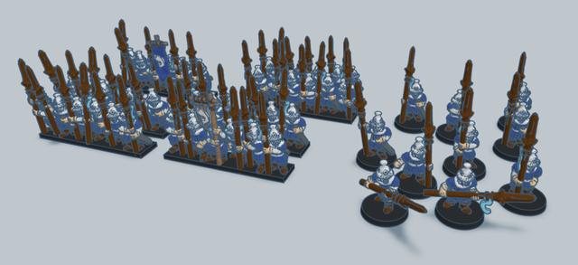 Lake-Town Guard 10mm Scale 3D model thumbnail