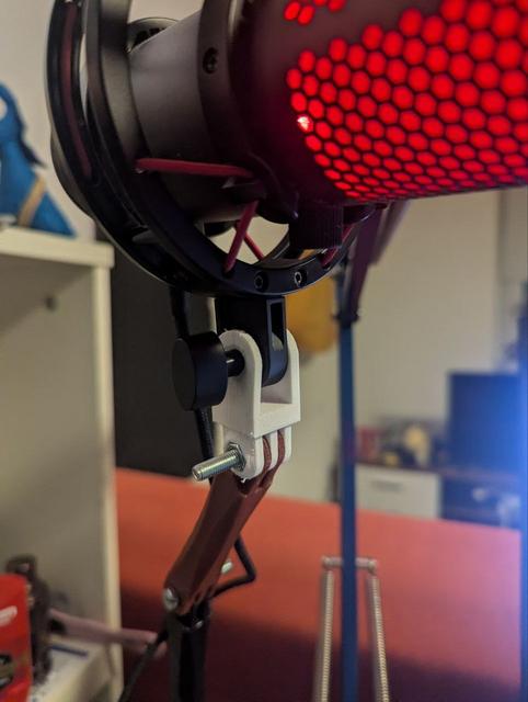 HyperX Quadcast - Modular Mounting System adapter joint 3D model thumbnail