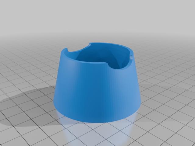 Holder for small condiment cup 3D model thumbnail