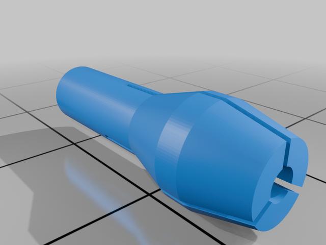Proxxon 2mm collet 3D model thumbnail