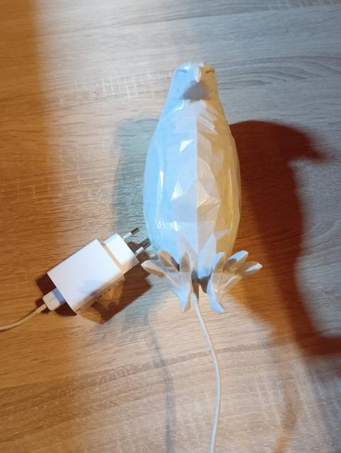 Eagle wall lamp 3D model thumbnail