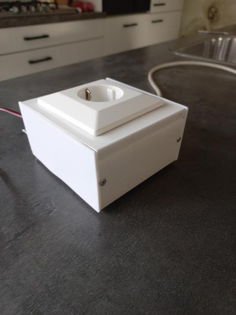 Side panel for a cable duct. 3D model thumbnail