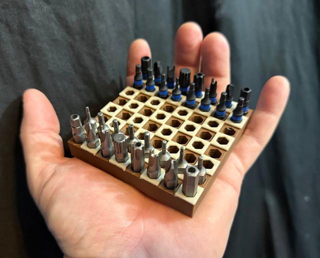 Screwdriver Bits Chess 3D model thumbnail