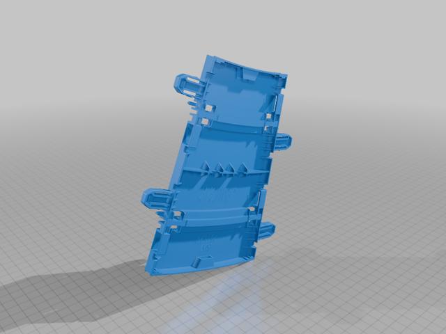 Policar curve R3 11.25 degree - P047 for slot cars 1:32 scale Slot.it 3D model thumbnail