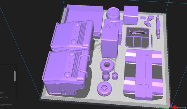 Every Part Separated in the Suzuki Carry Kei truck. Along with some remixes 3D model thumbnail