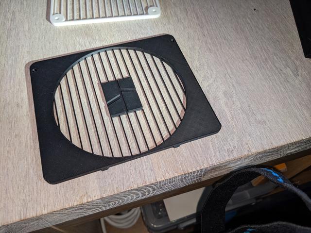 Bambu Labs Logo fan grill 3D model thumbnail