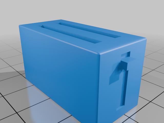 SD card toaster 3D model thumbnail