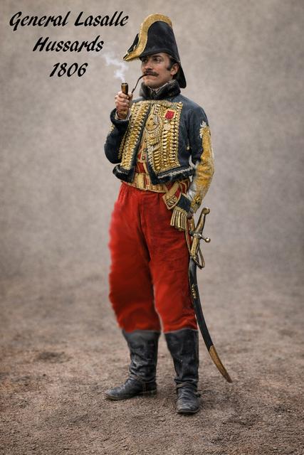 Soldat de l'empire no 41: Lasalle  général des hussards 1806 3D model thumbnail