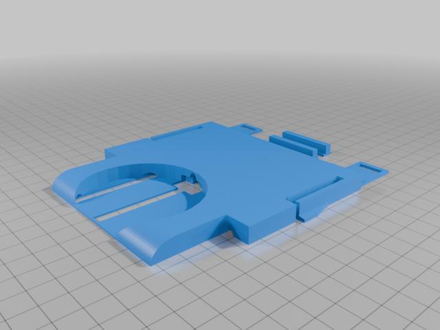 Tesla Model S or X Samsung Qi2 Dock 3D model thumbnail