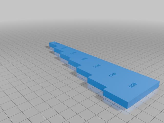 Gerlach Gauge Metric Sizings For Leather Working, Buckles or Strap Cutting 3D model thumbnail