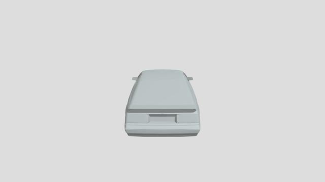 Chrysler Laser lowpoly for 3D-printing 3D model thumbnail