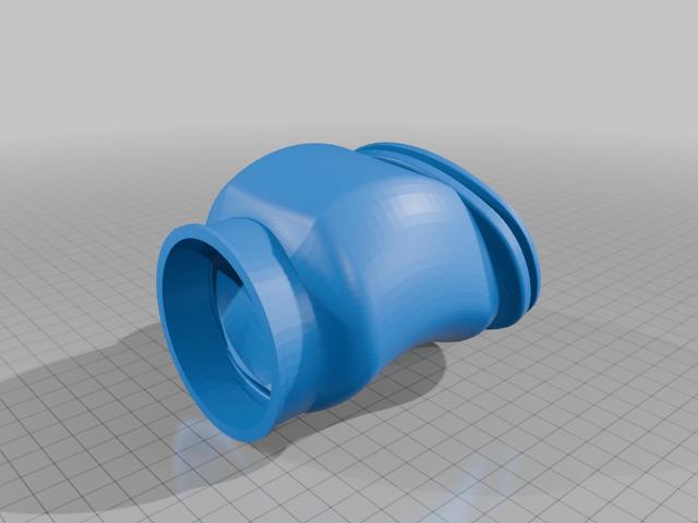 dt125r 36mm pwk airbox booth 3D model thumbnail