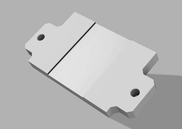 Plane Iron Top Plates 3D model thumbnail