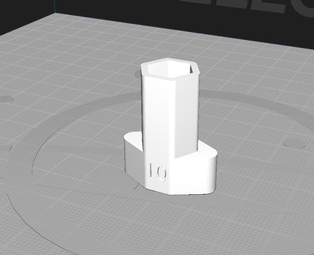 Hex Sockets w/ Measurement on side 3D model thumbnail