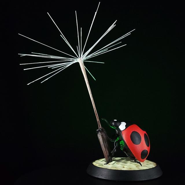 Prism Prints - Ladybug with Dandelion Seed 3D model thumbnail