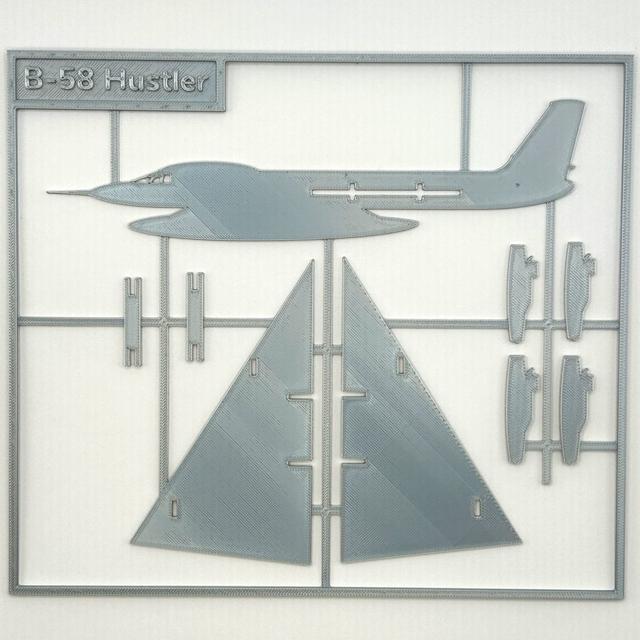 B-58 Hustler 3D model thumbnail