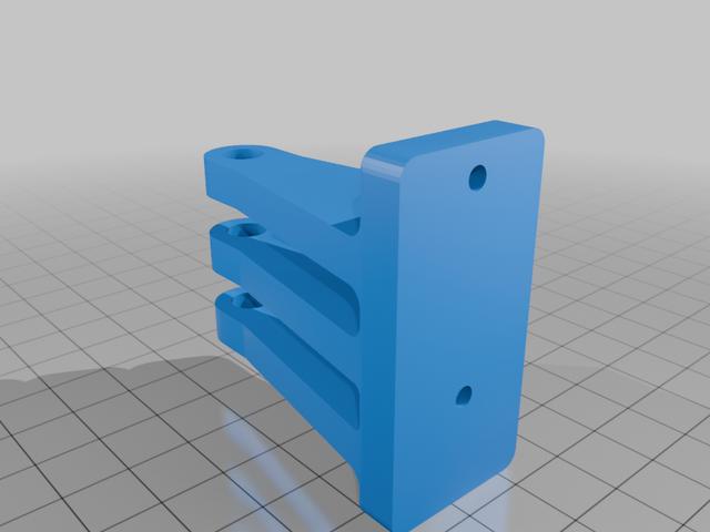 Swivel Speaker Wall Bracket 3D model thumbnail