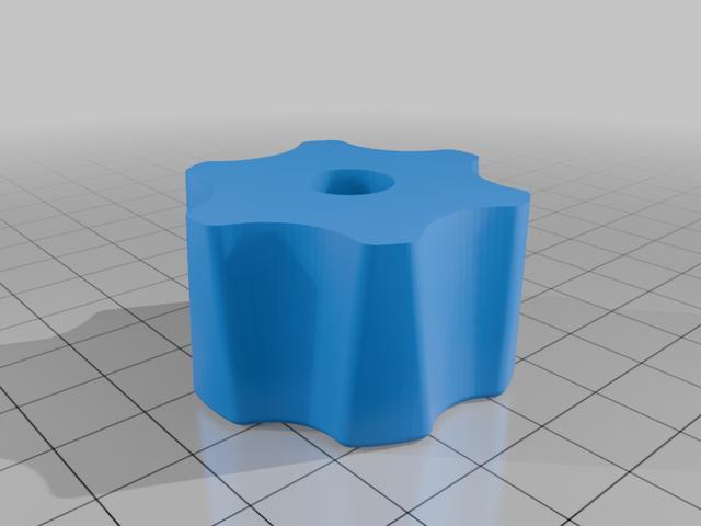 A/C Knob 3D model thumbnail