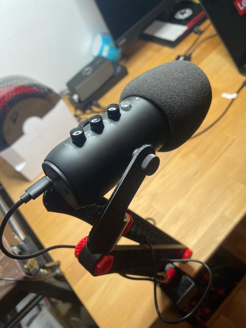 ZealSound Microphone holder for Adjustable Microphone Arm 3D model thumbnail