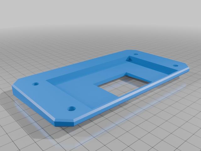 2017 KTM Duke 390 dash/display bracket 3D model thumbnail
