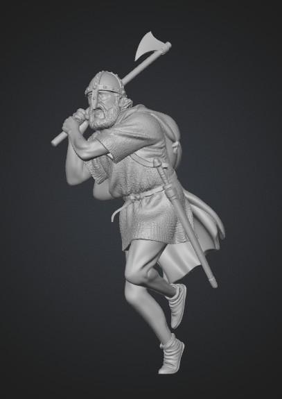 Norse-Gael Warrior 3D model thumbnail