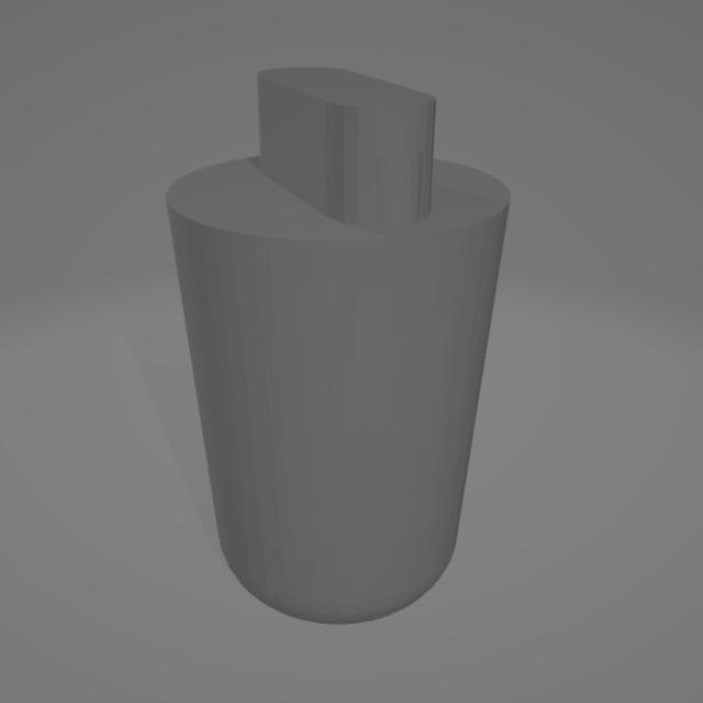 Skadis spacer self hold 3D model thumbnail