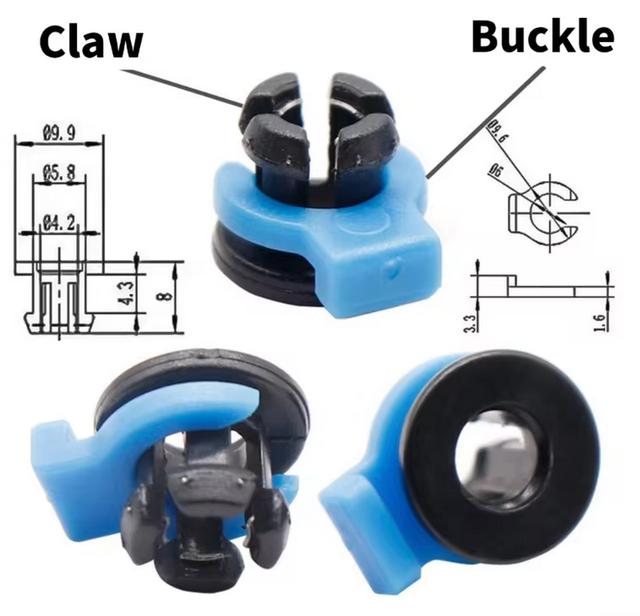MMU3 UltiMulti COLLET HOLDER C7 for larger collets from AliExpress / Amazon 3D model thumbnail