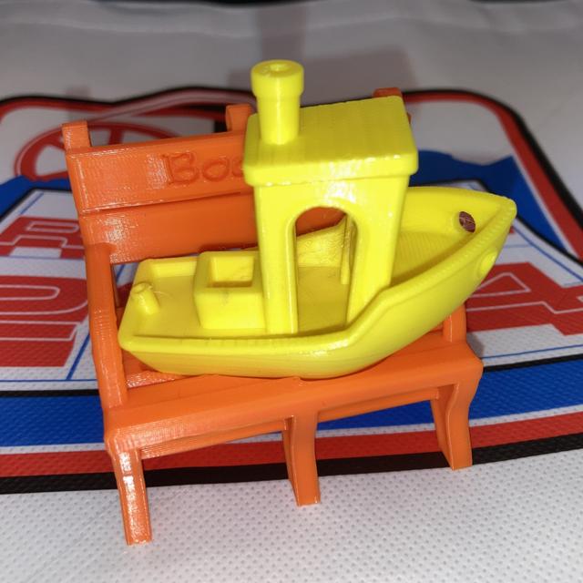 Benchy Boaty Bench 3D model thumbnail