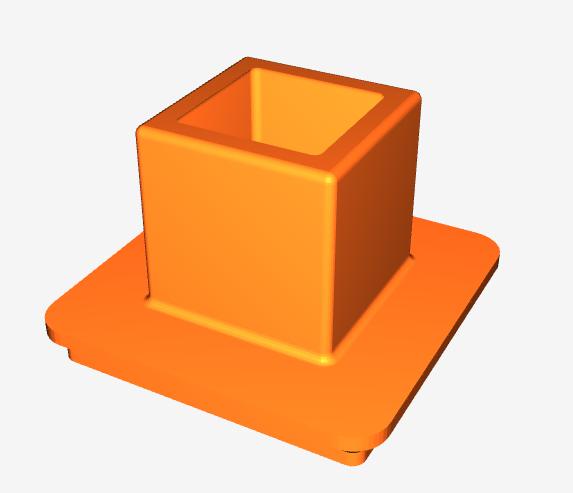 Generalized Gridfinity Holder for Lego Brick Separator 3D model thumbnail