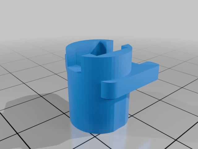 Repkit Hobby caravan closet square lock 3D model thumbnail