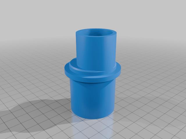 32mm to 40mm drain/pipe adapter (male 2 male) 3D model thumbnail