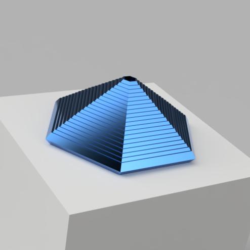 Giant Hexagon Fidget 3D model thumbnail