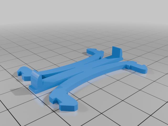 CodeAIR Battery Bracket 3D model thumbnail