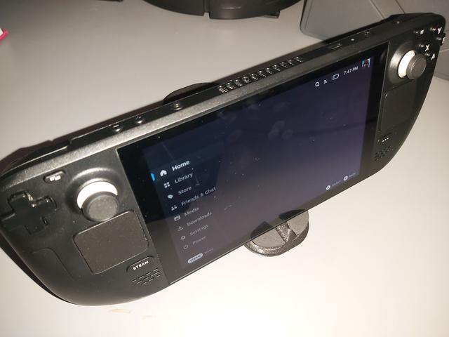 Steam Deck Insert EU plug shortened 3D model thumbnail