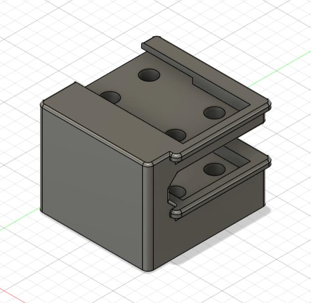Qidi Max4 dualholder for filament and box hub 3D model thumbnail
