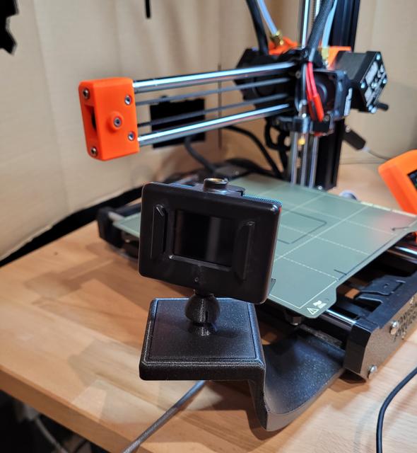 1/4" Camera mount to Wyze Mount Adaptor (Gopro etc) 3D model thumbnail