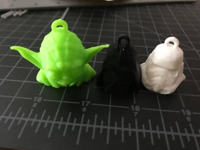 Star Wars Keychains 3D model thumbnail