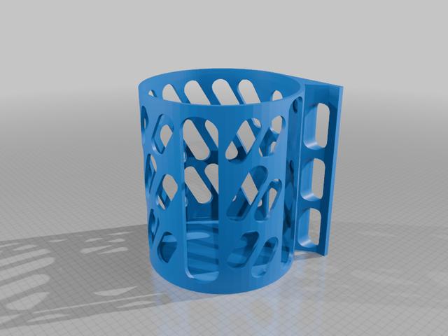 Trash bag roll dispenser - Costco kitchen bags 3D model thumbnail