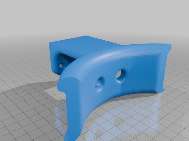 Top Mount Headphone Stand 3D model thumbnail
