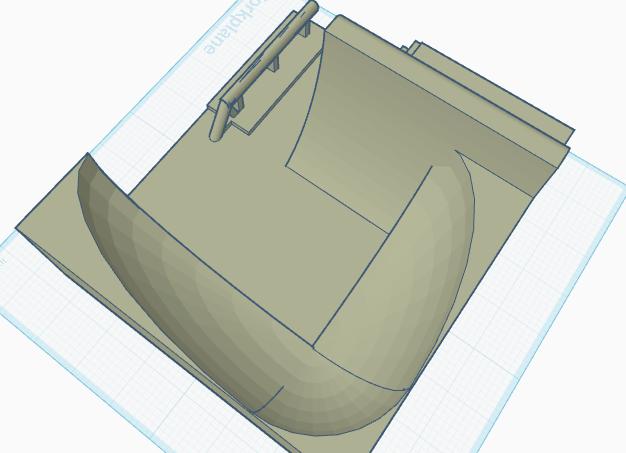 Tech Dech skate park 3D model thumbnail