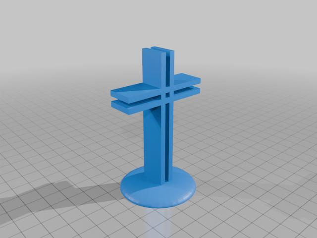 Holly Cross of Jesus Christ our Lord 3D model thumbnail
