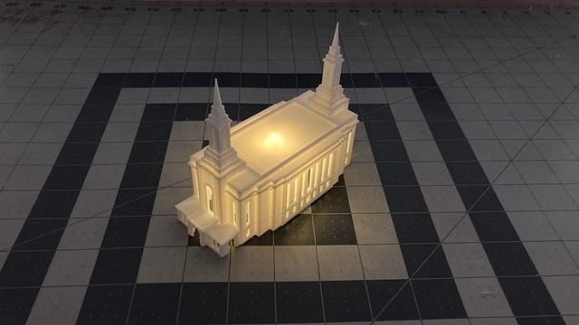 Lindon Temple Tea Light 3D model thumbnail