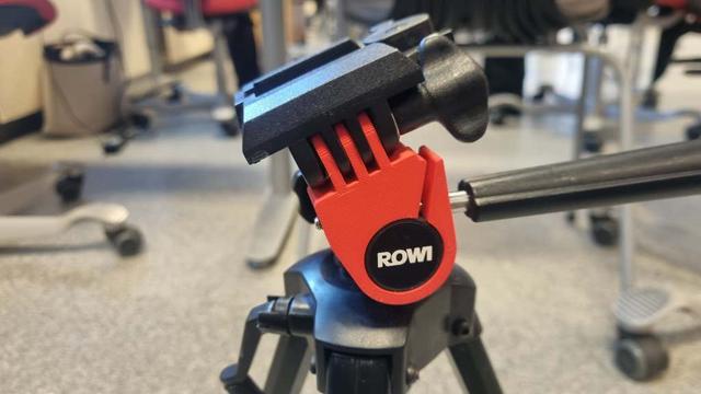 ROWI VF 6083 camera tripod pitch connector 3D model thumbnail