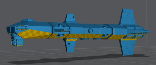 Corvette, system patrol craft  3D model thumbnail