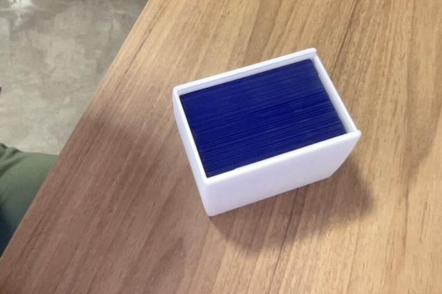 Deck box for 100 sleeved cards. 3D model thumbnail