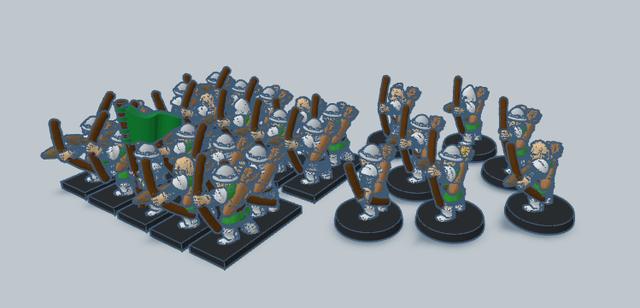 Pinnath Gelin Archers 10mm Scale 3D model thumbnail